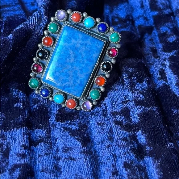 🎉HPBOLD! 925 Malachite Turquoise Onyx Coral Amethyst Lapis Garnet Sodali… - Picture 9 of 16